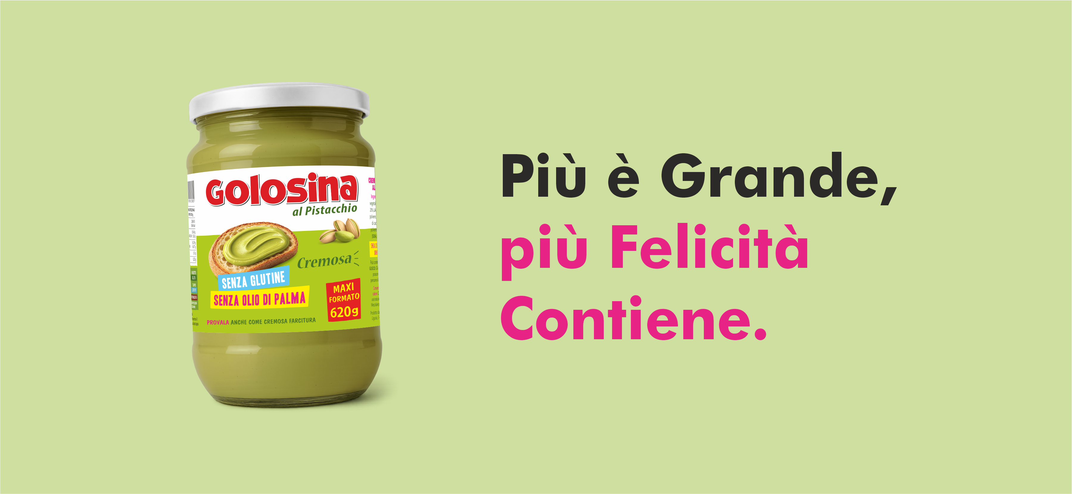 Golosina - crema spalmabile al pistacchio